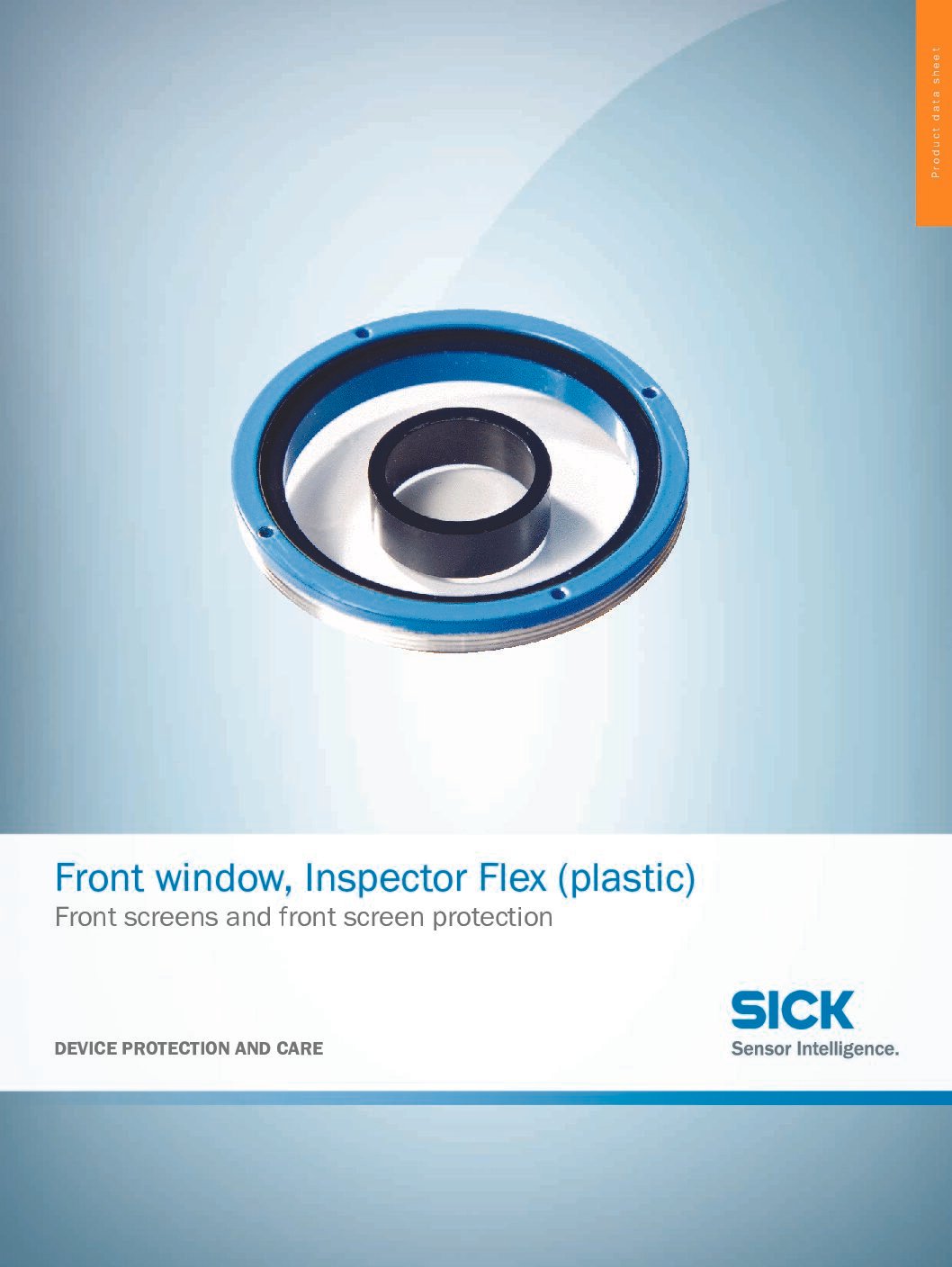 Front window, Inspector Flex (plastic 2050690 Accessories SICK
