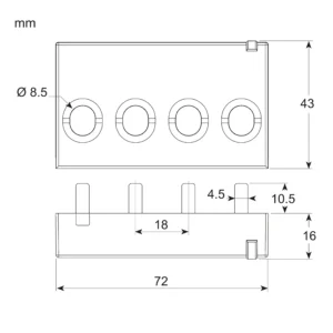 energy sensor, PowerTag Monoconnect 63A 3P+N top position A9MEM1541 DPLVP - Power Tags & Smart Link Digital Energy