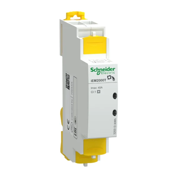 modular single phase power meter iEM2000T - 230V - 40A without display A9MEM2000T DPLVP - MET Easy&Basic Digital Energy