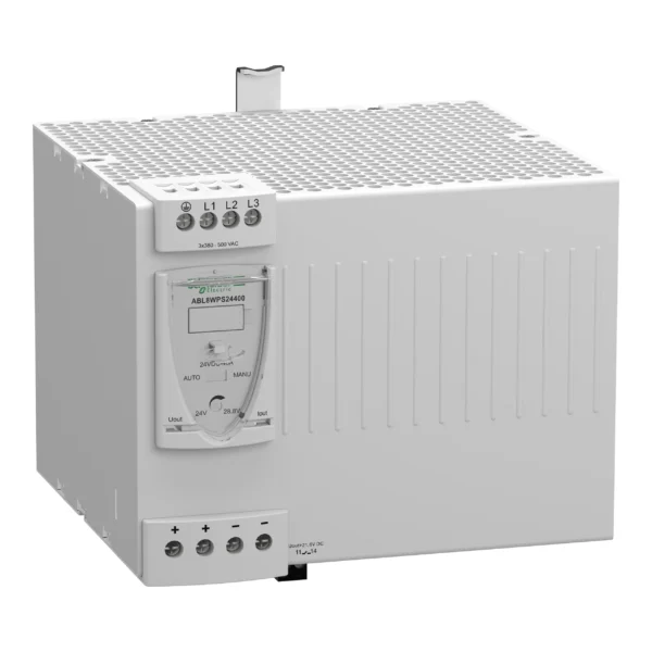 Regulated switch power supply, modicon power supply, 3 phases, 380 to 500V, 24V, 40A ABL8WPS24400 IDMST - ABL8 Industry