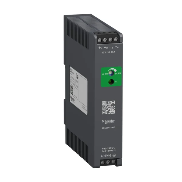 Regulated Power Supply, 100 to 240V AC, 12V, 6.2A, single phase, Optimized ABLS1A12062 IDMST - ABL8 Industry