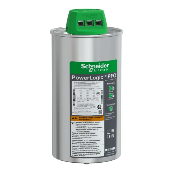 heavy duty PowerLogic PFC Capacitor, 25/30 kvar - 525 V - 50/60Hz BLRCH250A300B52 DPLVP - PFC Digital Energy