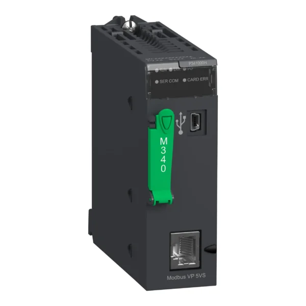 processor, Modicon M340, max 512 discrete, 128 analog IO, Modbus, for severe environments BMXP341000H IDPAC - M340 Industry
