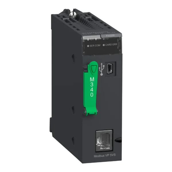processor, Modicon M340, max 1024 discrete, 256 analog IO, Modbus BMXP342000 IDPAC - M340 Industry