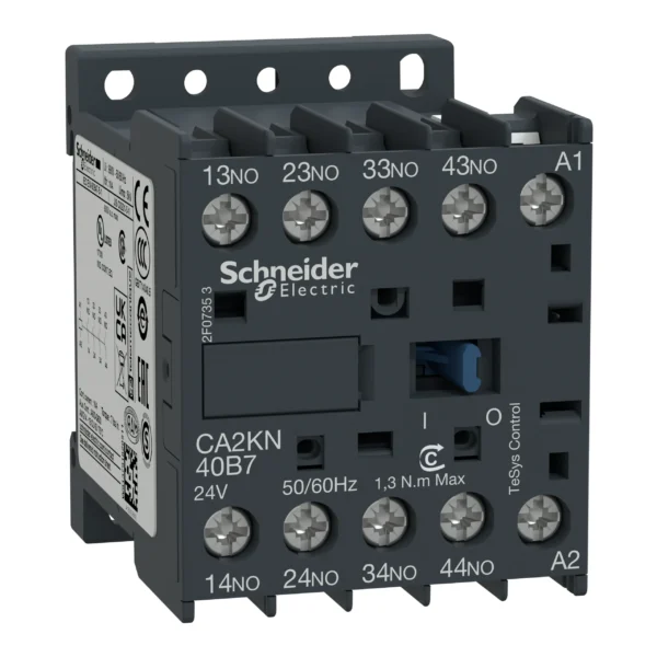 control relay, TeSys K, 4P(4NO), <=690V, 220...230V AC coil CA2KN40M7 PPCTR - Tesys D Power Products