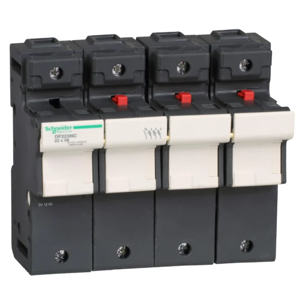Fuse carrier, TeSys DF, 3P+N, 125A, 690VAC, fuse size 22x58mm, with tubular link DF223NC PPCTR - CTR Others Power Products