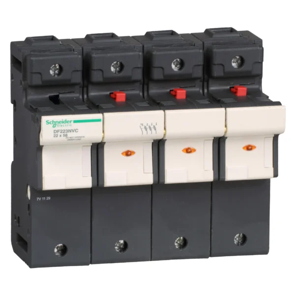 Fuse carrier, TeSys DF, 3P+N, 125A, 690VAC, fuse size 22x58mm, blown fuse indicator DF223NVC PPCTR - CTR Others Power Products
