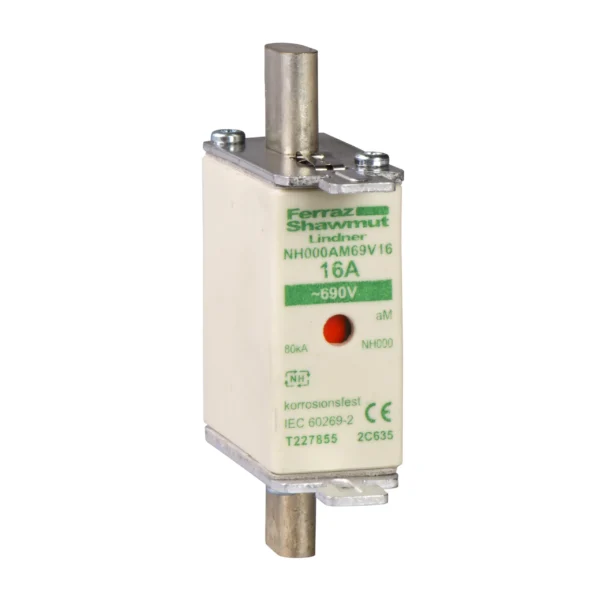 DIN cartridge fuses, TeSys GS, blade size DIN NH1, fuse type aM, 690VAC, 200A, without striker DF2HA1201 PPCCB - NS Power Products