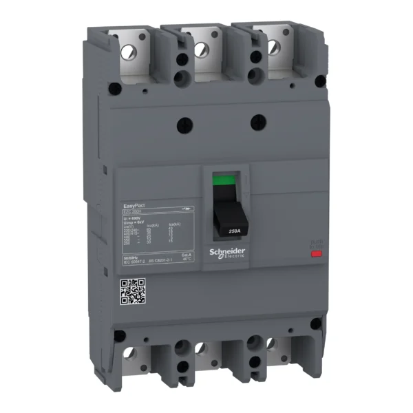 circuit breaker, EasyPact EZC250H, TMD, 125A, 3 poles 3d EZC250H3125 PPCCB - EZC Power Products