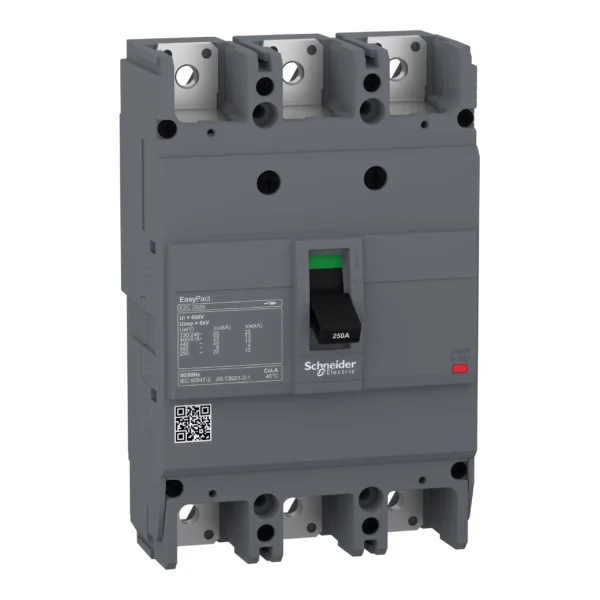 circuit breaker,EasyPact EZC250N ,TMD, 200A ,3 poles 3d EZC250N3200 PPCCB - EZC Power Products