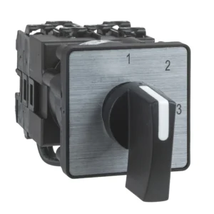 Complete cam switch, Harmony K, stepping switch, 45 x 45mm, 1P, with off position, 45 degree angle, 4 steps, 20A, marked 0-1-2-3-4, screw mounting K2D004QLH IDSIG - KAM Switches Industry