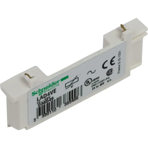 RC Transient Suppressor,TeSys Deca,110...250V AC LAD4RCU PPCTR - Tesys D Power Products