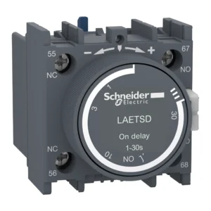 Time delay block,Easy TeSys Control,on delay,1 NO + 1 NC LAETSD PPCTR - TVS Power Products
