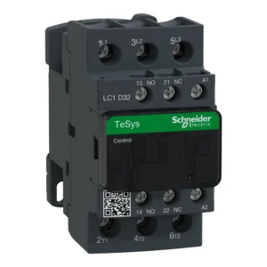 Contactor, TeSys Deca, 3P(3NO), AC-3/AC-3e, <=440V, 32A, 48V AC 50/60Hz coil, screw clamp terminals LC1D32E7 PPCTR - Tesys D Power Products