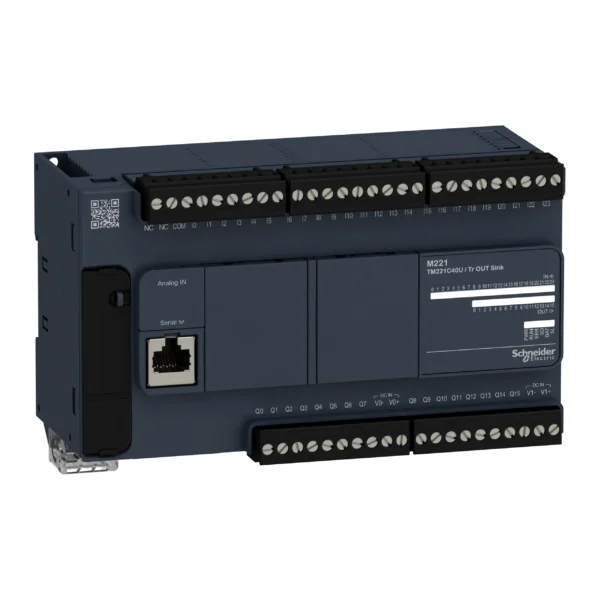 Logic controller, Modicon M221, 40io tr.npn TM221C40U IDMST - M221 Industry