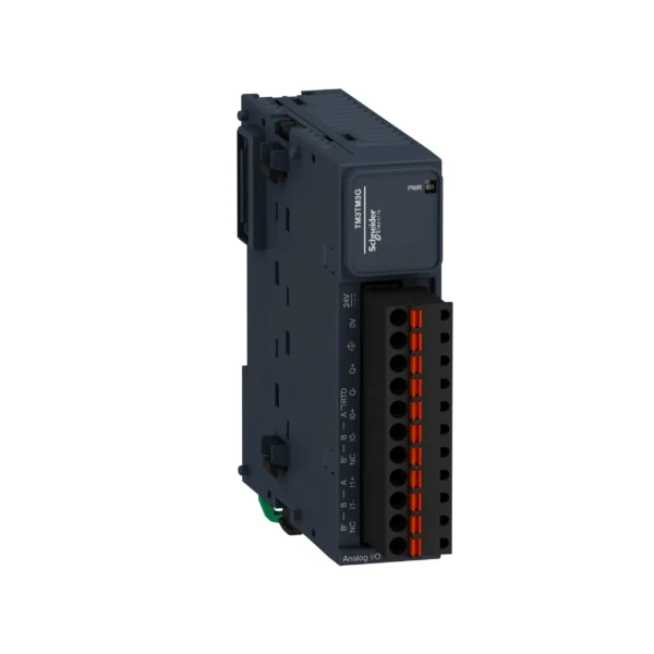 analog IO module, Modicon TM3, 2 analog or temperature inputs, 1 analog output, spring, 24V DC TM3TM3G IDMST - M2xx Access. Industry