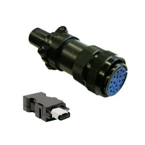 encoder connector kit, MIL connection for BCH2.H/.M/.R - 100/130/180mm, CN2 plug VW3M8D2A IDMST - Lexium Industry