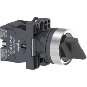 Complete selector switch, Easy Harmony XA2, plastic, black, 22mm, 3 positions, stay put, 2NO XA2ED33 IDSIG - Harmony XA2 Industry