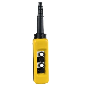 Pendant control station, Harmony XAC, plastic, yellow, 4 push buttons with 1NO XACA471 IDSIG - PendantStations Industry