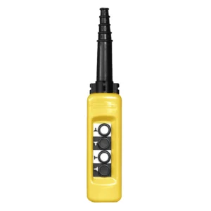 Pendant control station, Harmony XAC, plastic, yellow, 4 push buttons with 2NO+1NC XACA491 IDSIG - PendantStations Industry
