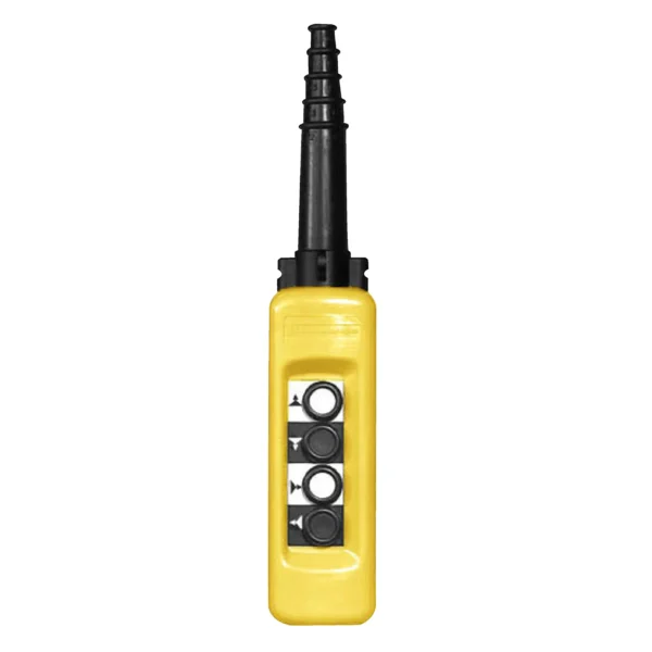 Pendant control station, Harmony XAC, plastic, yellow, 4 push buttons with 2NO+1NC XACA491 IDSIG - PendantStations Industry