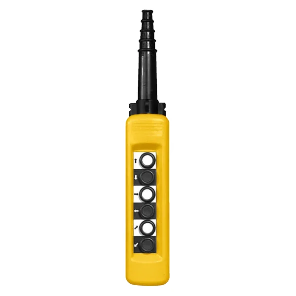 Pendant control station, Harmony XAC, plastic, yellow 6 push buttons with 1NO XACA671 IDSIG - PendantStations Industry
