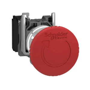 Emergency switching off push button, Harmony XB4, metal, red mushroom 40mm, 22mm, trigger latching turn to release, 1NC XB4BS8442 IDSIG - Harmony XB4 Industry