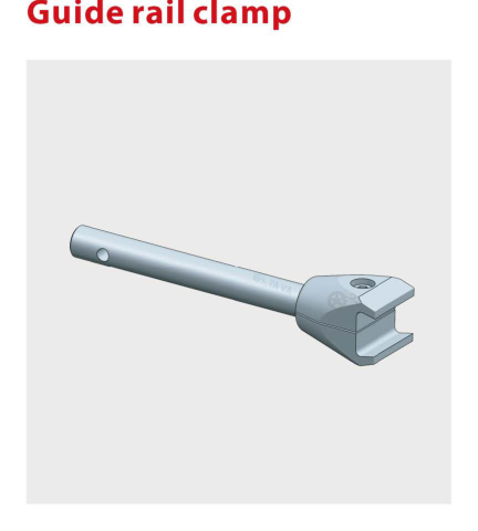 مشبك سكة توجيه قياسي