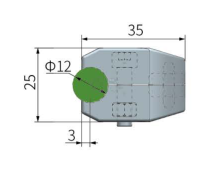 مشبك سكة دائرية  JB-TR-C1