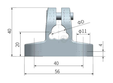 مشبك T ستانلس ستيل