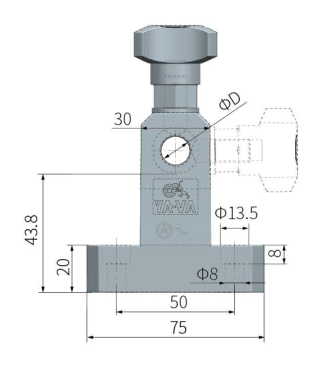 مشبك T صناعي ثابت
