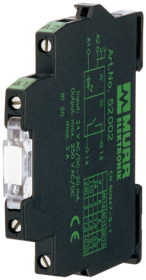 MIRO 6.2 24VDC-1S OUTPUT RELAY | 52002 | IN: 24 VDC - OUT: 250 VAC/DC / 6 A | Murrelektronik