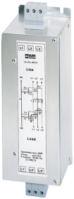 MEF EMC-FILTER 3-PHASE 1-STAGE | 10531 | I:8A U:3x600 VAC book-style | Murrelektronik