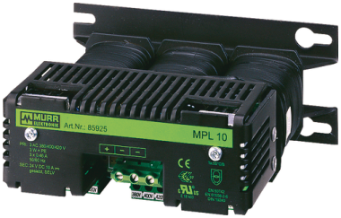 MPL POWER SUPPLY 3-PHASE, SMOOTHED | 85939 | IN: 400VAC+/- 5% OUT: 24V/60ADC | Murrelektronik